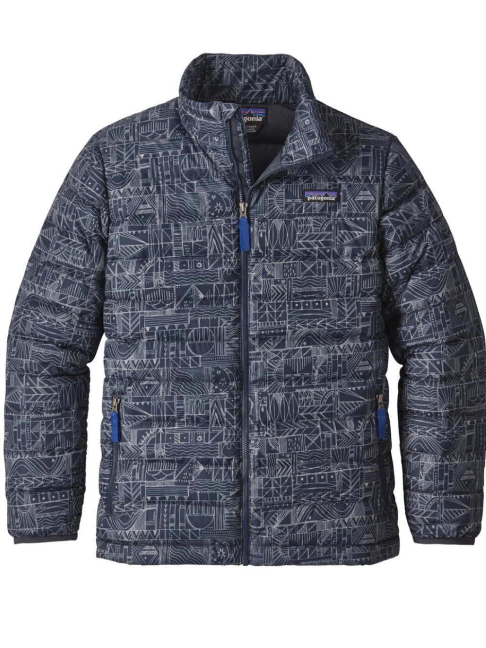 Patagonia Down Sweater Jacket in Tippy Canoe: Smolder Blue Size Large